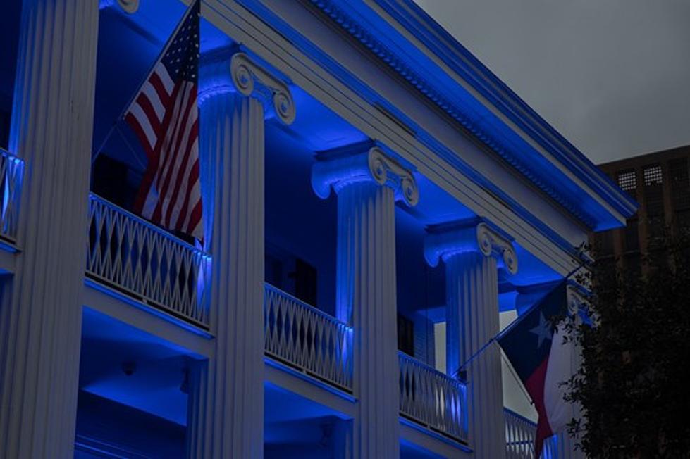Texas Governor Lights Up Mansion Blue Through Saturday