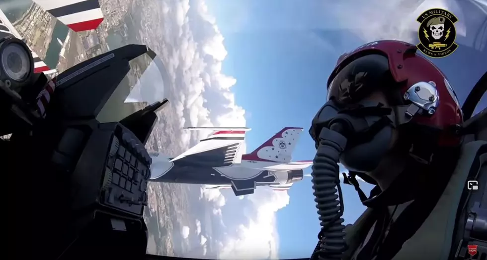 Jaw-Dropping Aerial View from the Cockpit Air Force Thunderbirds