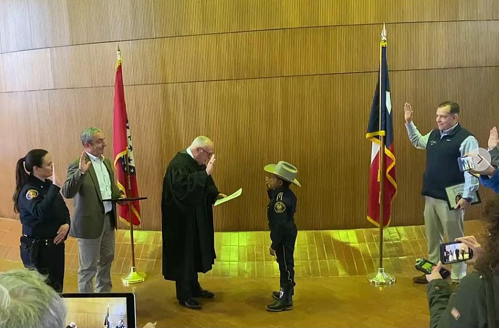 10-Year-Old Sworn in as Texarkana Honorary Police Officer