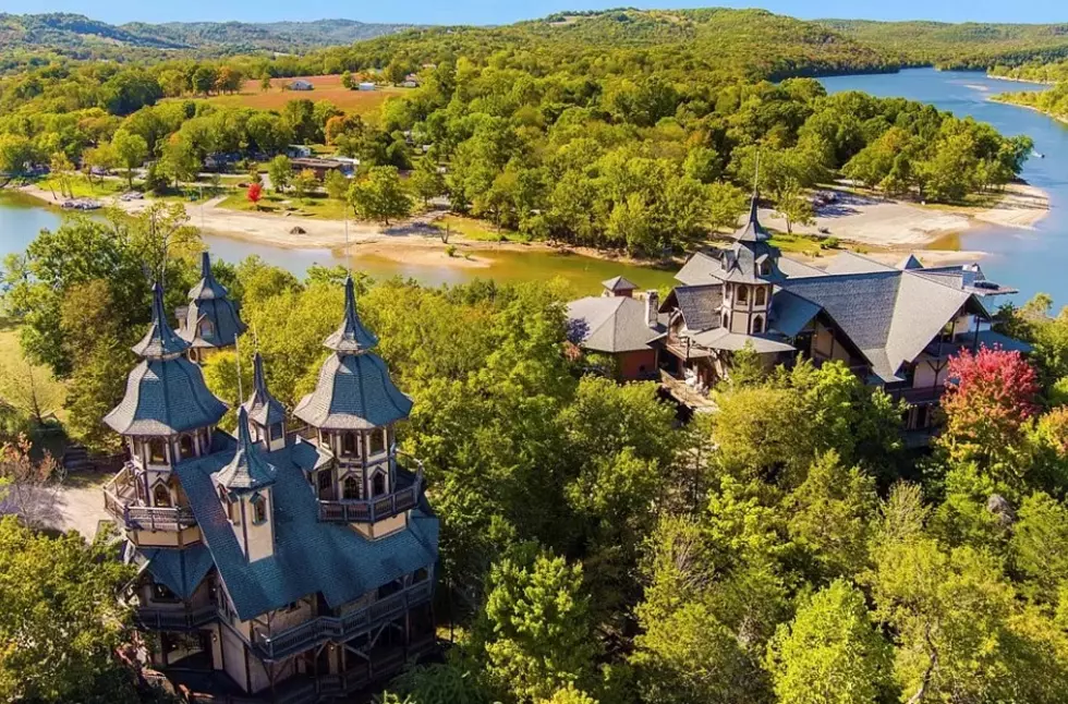 This Stunning Lakefront Castle in Arkansas Has 13 Bathrooms