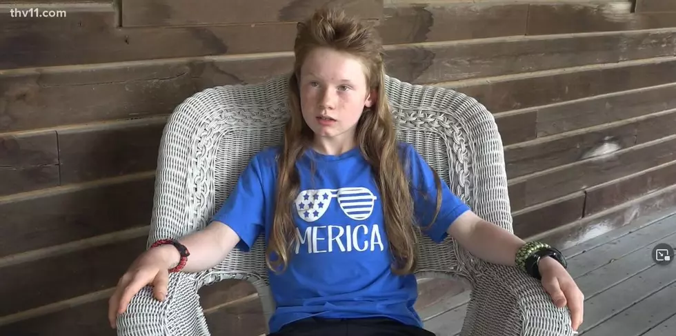 12-Year-Old Arkansas Kid Hopes to Win USA Mullet Championship