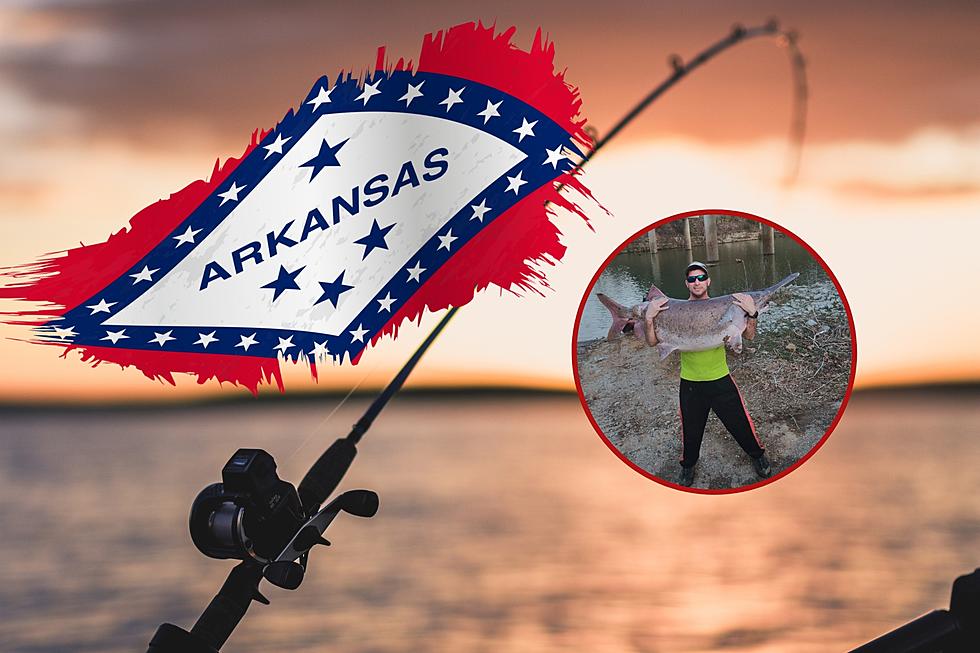 Man Catches Massive 102 Pound Fish From His Kayak in Arkansas River