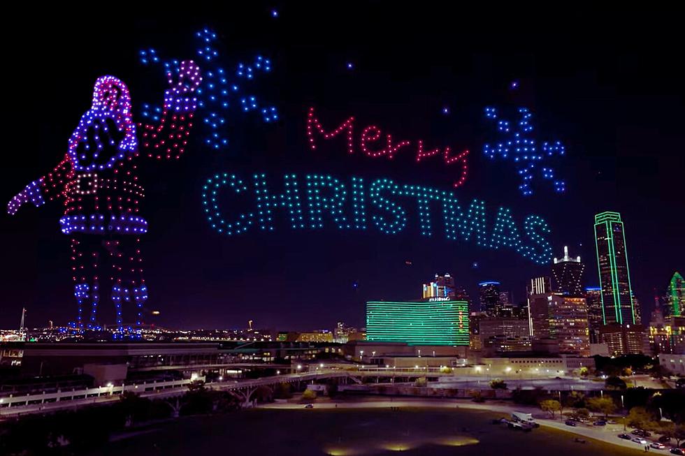 Watch an Enchanting Magical Christmas Drone Show in Dallas
