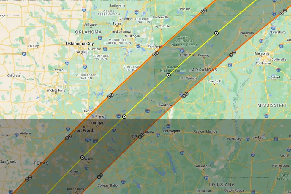 No Joke, The Texas and Arkansas ‘Path of Totality’ Really Shifted