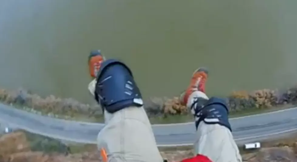 Crazy Video Shows BASE Jump Gone Wrong