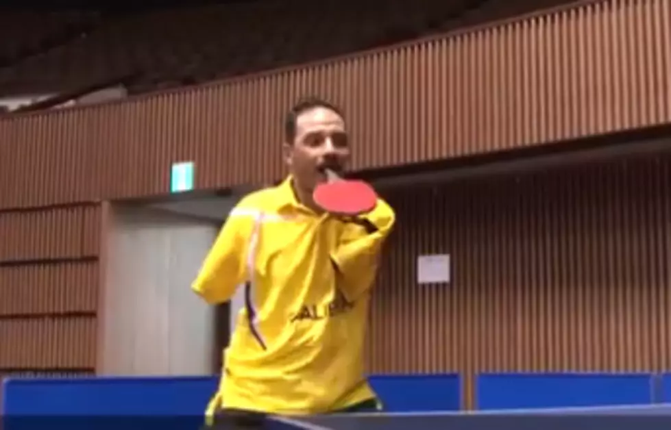 This Man with No Arms Will Destroy You Playing Ping Pong [VIDEO]