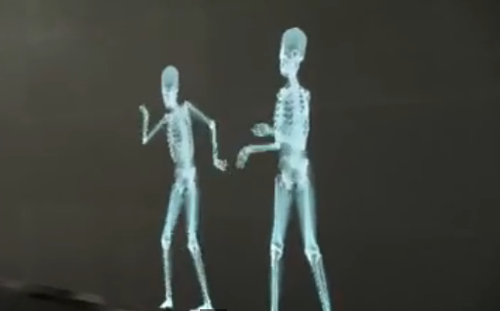 Skeletons Dancing and Hugging Will Make Your Heart Grow [VIDEO]