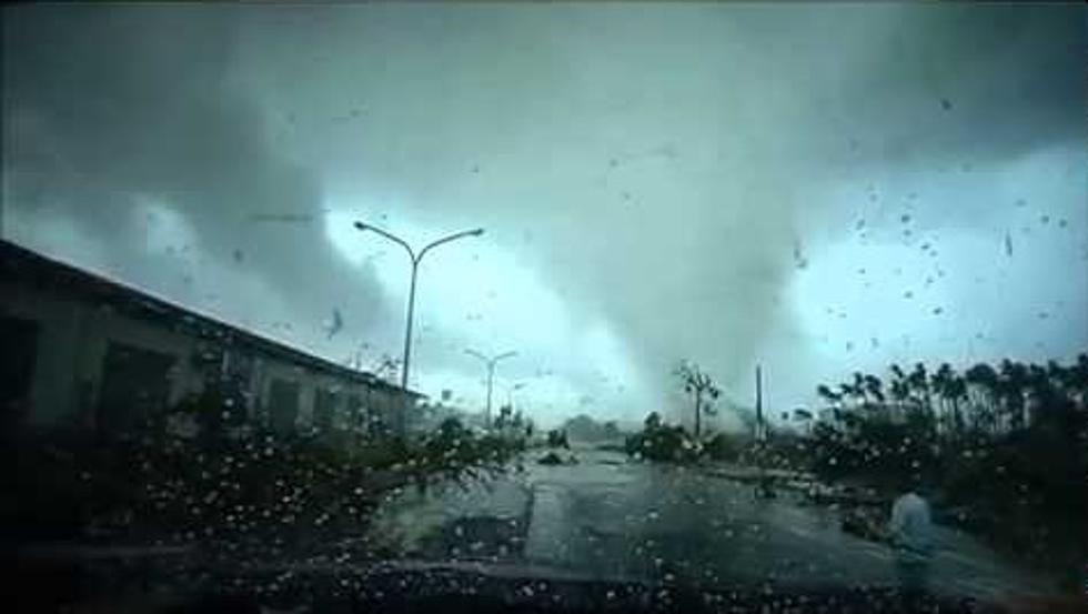 Tornado in Taiwan Caught on Tape Sucking Up Car During Typhoon Soudelor