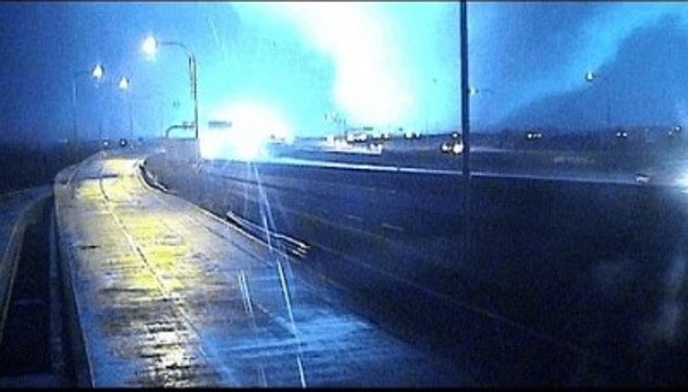 Traffic Cameras Catch EF-4 Tornado Passing Over I-30 and Bush Turnpike