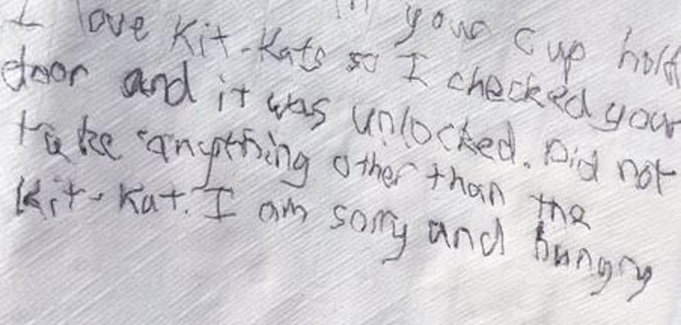 Thief Leaves Apology Note After Stealing Candy Bar from College Kid’s Car