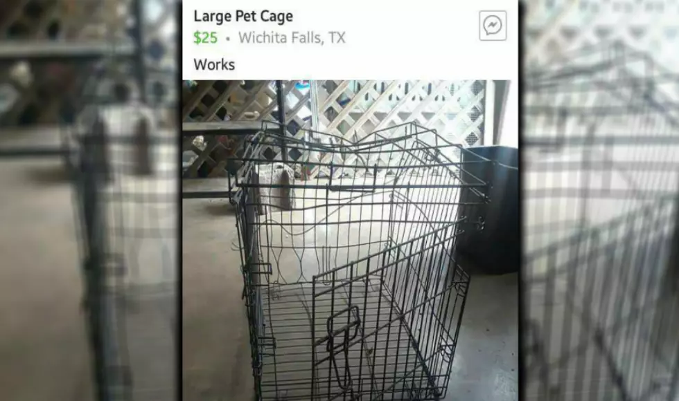 What in the World Was This Person in Wichita Falls Using This Cage For?