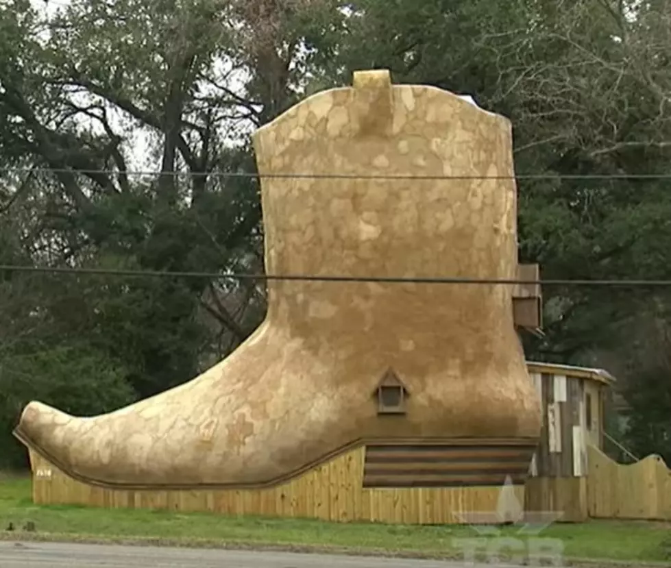Nothing Says Texas Like A Cowboy Boot House