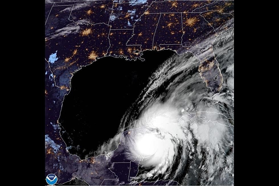 Tropical Storm Gamma Moves Over the Yucatan Peninsula
