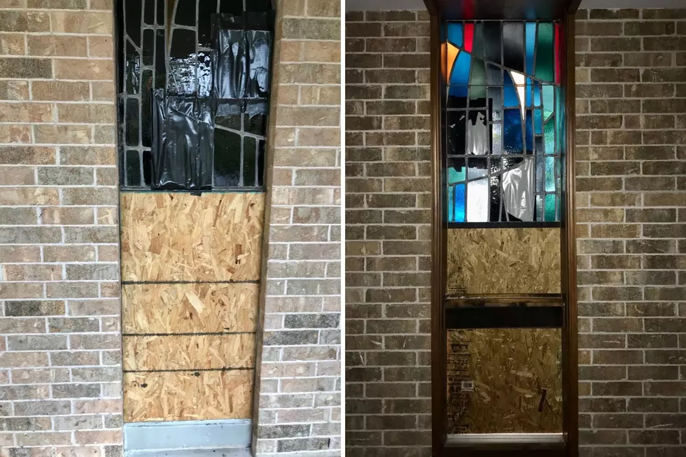 Stained Glass Windows Broken at First Presbyterian Church