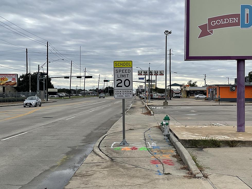 New School Zone Signs Popping Up on Sam Houston Drive