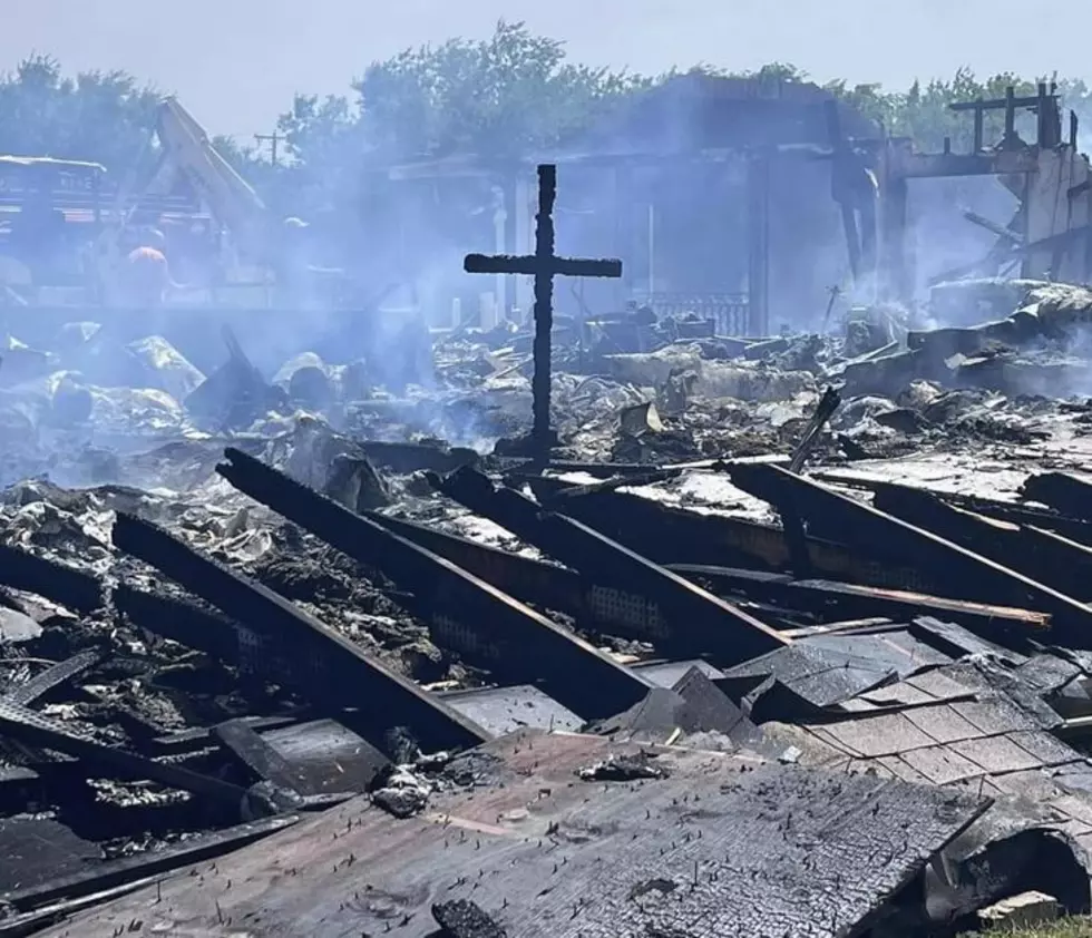 North Texas Church Burns to the Ground, Cross Remains