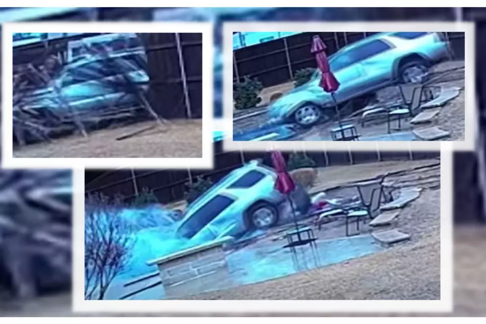 You Won't Believe Your Eyes : Watch This Car Crash Into A TX Pool