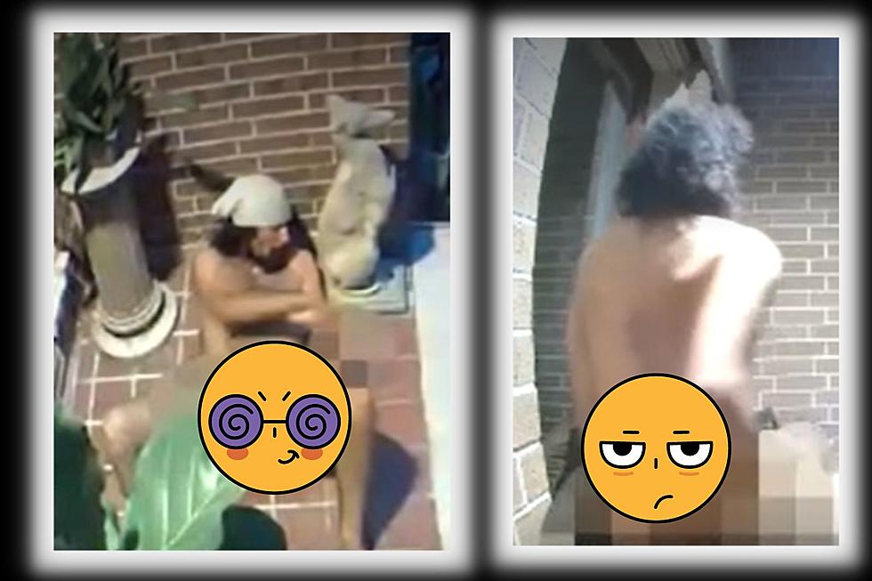 Bizarre Video Of A Stranger Touching Himself On A TX Porch Again