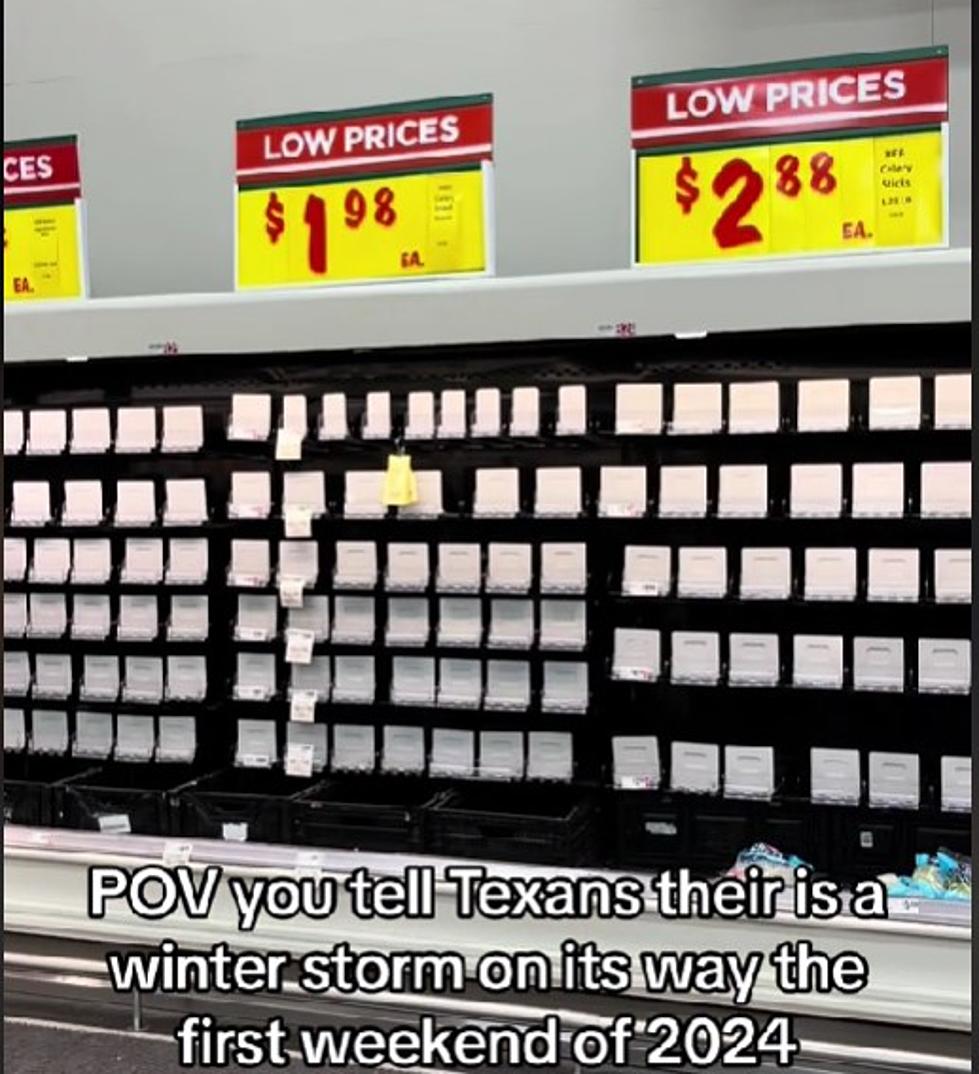 Video Show Madness at TX HEB Ahead of Winter Weather