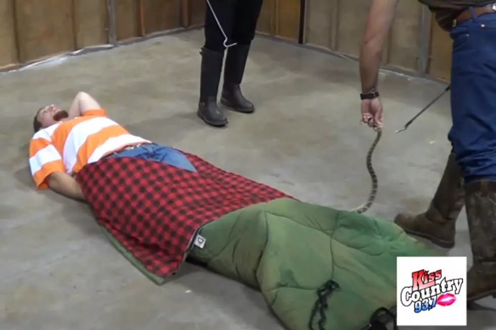 Watch a Guy Crawl Into a Sleeping Bag Full of Rattlesnakes [VIDEO]