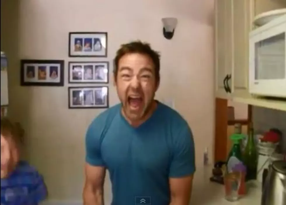 40-Year-Old Dad Impersonates His Daughter Throwing a Temper Tantrum [VIDEO]