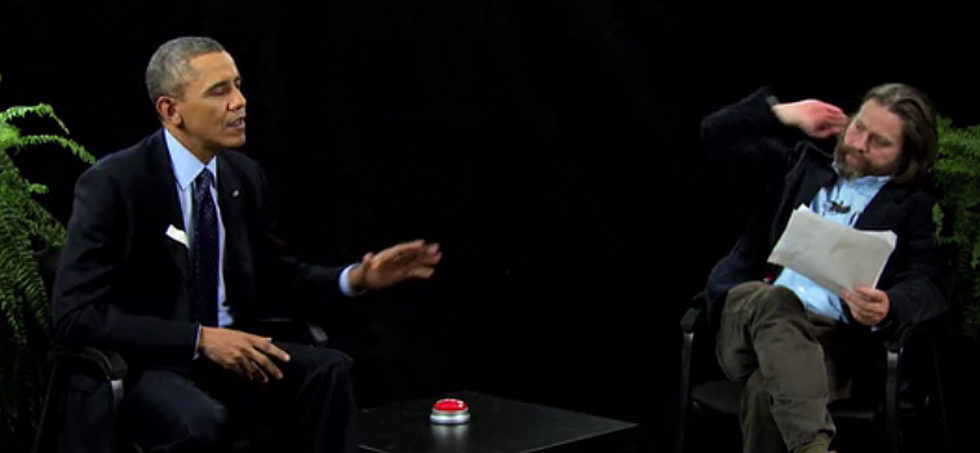 Daily Funny – Obama Between Two Ferns with Zack Galifianakis