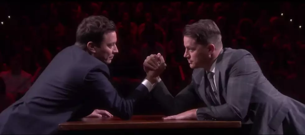 Daily Funny – Channing Tatum and Jimmy Fallon Arm Wrestle