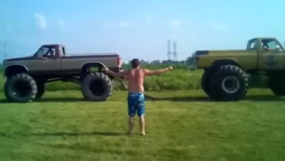 Who Wins Pulling Duel Between Ford and Chevy Monster Trucks? [VIDEO]
