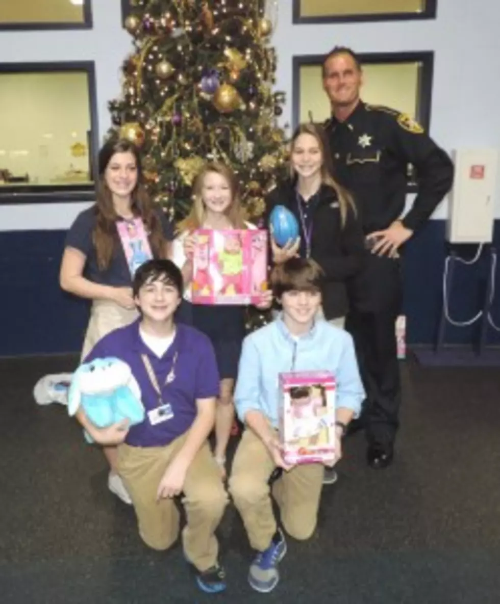 Thank You Benton Middle School For Your Donations to Operation Santa Claus