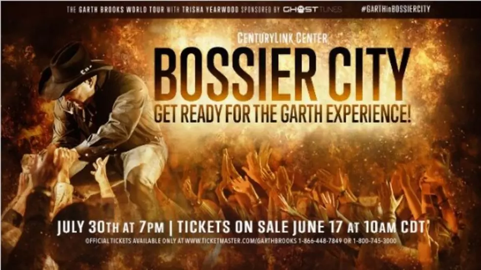 Garth Brooks Announces Concert in Bossier City