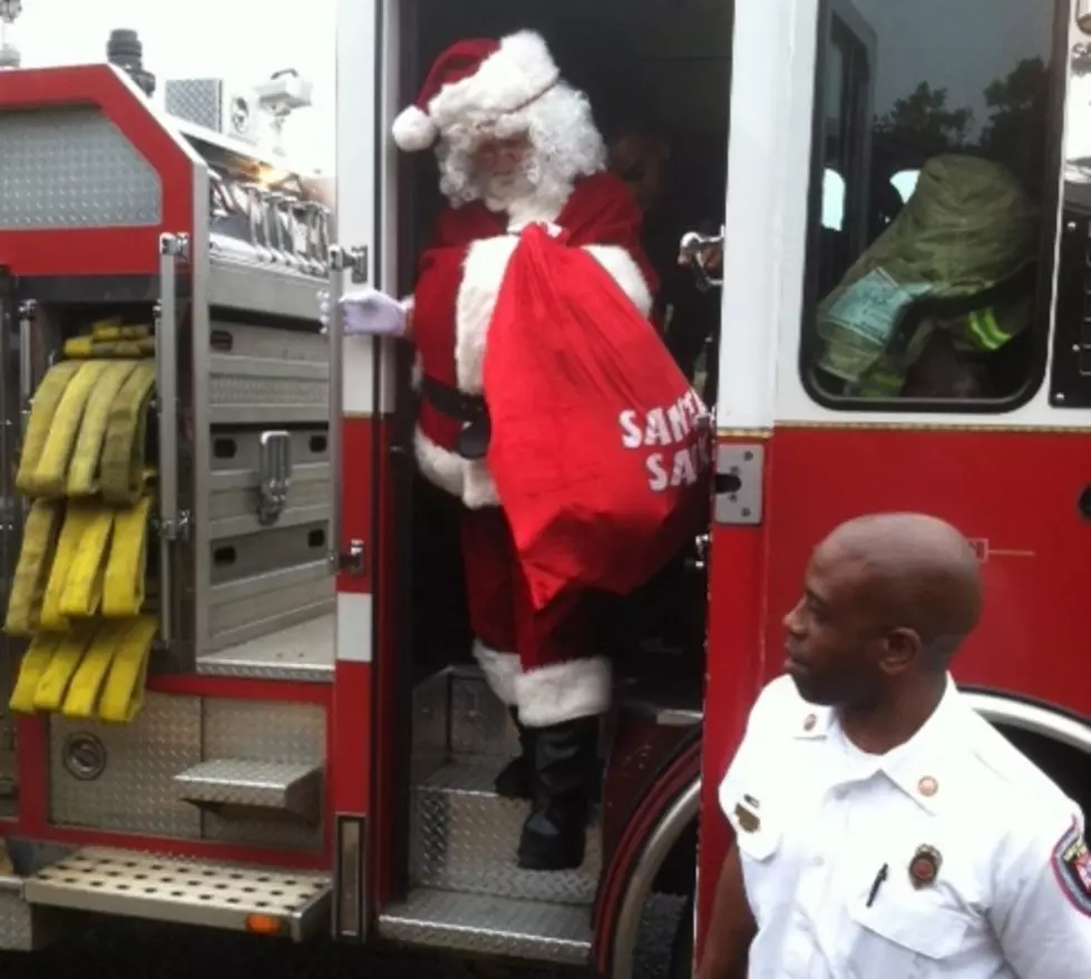 Santa Claus is Coming to Haughton on a Fire Truck; Twice