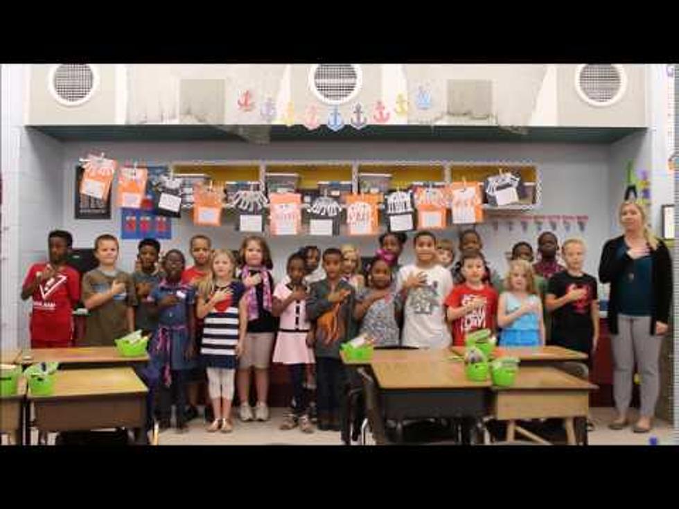 Watch Mrs. Candler’s 2nd Grade at Walnut Hill Lead Us in the Pledge