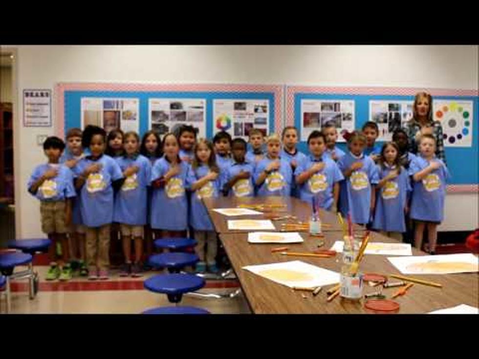 Watch Mrs. Cox’s 2nd Grade at Legacy Lead Us in the Pledge of Allegiance