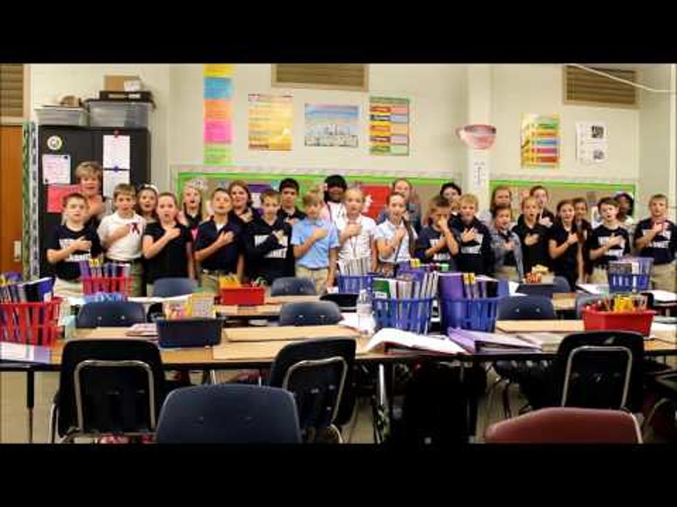 Video of Mrs. Brittain’s 5th Grade at Herndon Magnet Leading Us in the Pledge