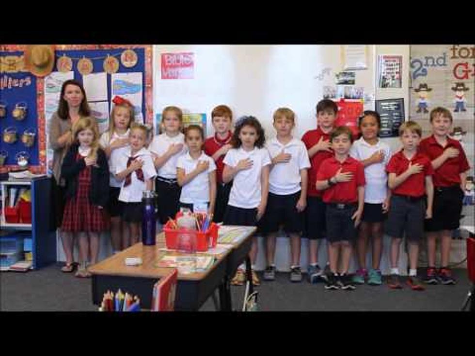 Video of Mrs. Caraway’s 2nd Graders at First Baptist Reciting Pledge Will Melt Your Heart