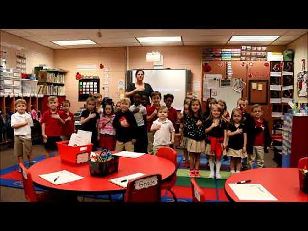 Video of Ms. Trautmann’s Kindergarten at North Desoto Reciting Pledge
