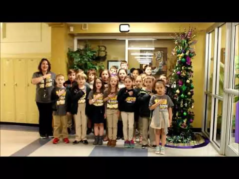 Video of Mrs. Love’s 2nd Grade at Benton Leading the Pledge