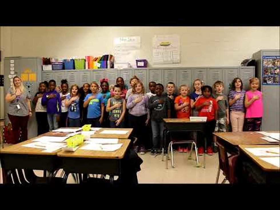 Video of Ms. Cummings’ 3rd Grade at Walnut Hill Reciting Pledge