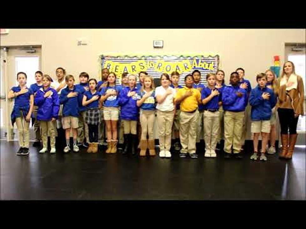 Video of Mrs. Grisham’s 5th Grade at Legacy Reciting Pledge