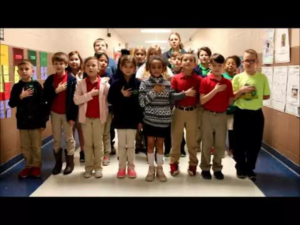 Video of Mrs. Rains’ 3rd Grade at Elm Grove Reciting Pledge