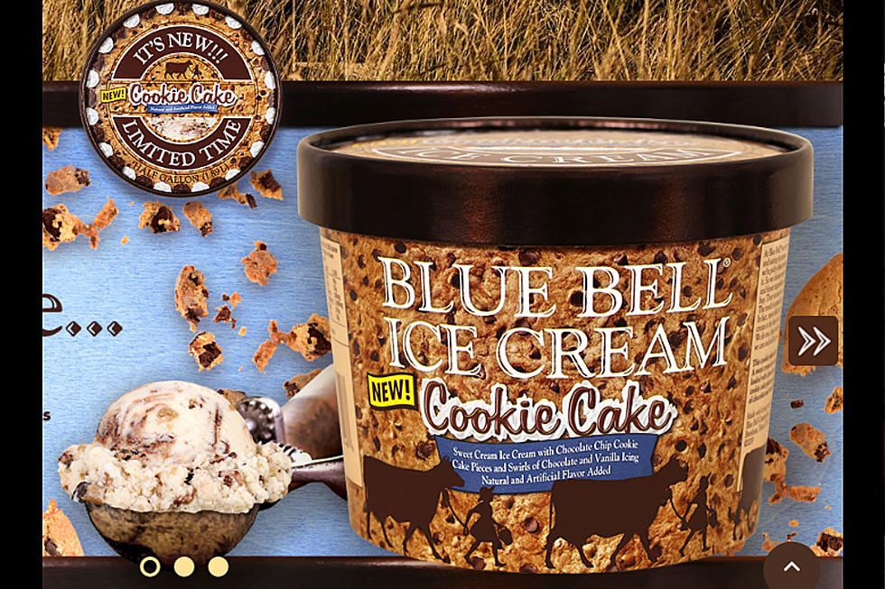 New Blue Bell Flavor Cookie Cake Ice Cream