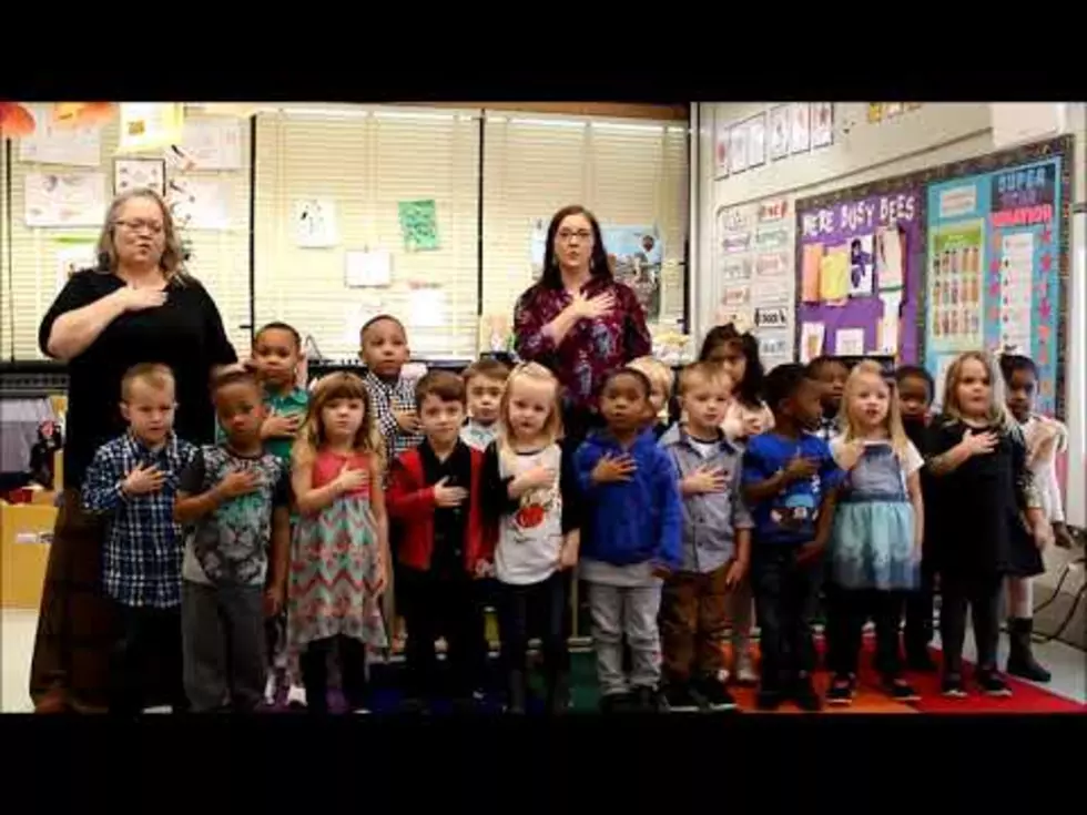 Video of Mrs. Miller’s Pre-K at Walnut Hill Reciting Pledge