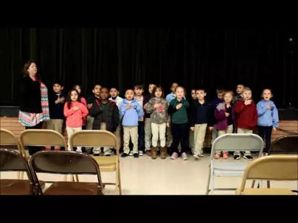 Watch Mrs. Perot’s Kindergarten at Timmons Reciting Pledge