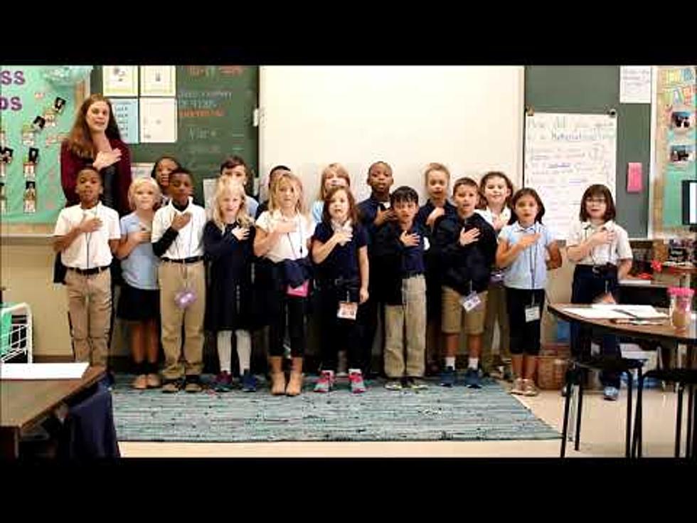 Video of Mrs. Redmon’s 2nd Grade at Stockwell Leading the Pledge