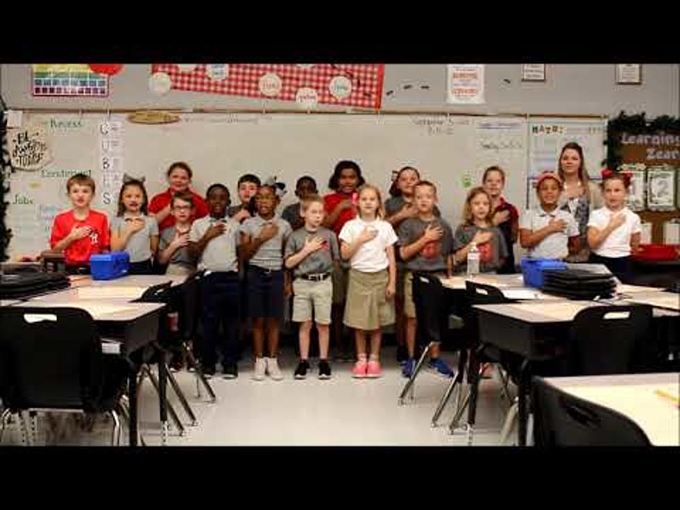 Video of Mrs. Keith’s 3rd Grade at Haughton ES Reciting Pledge
