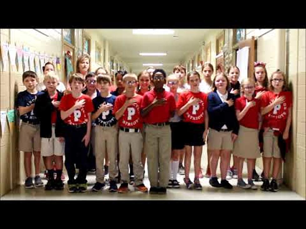 Watch Mrs. Phillips’ 5th Grade at Princeton Leading the Pledge
