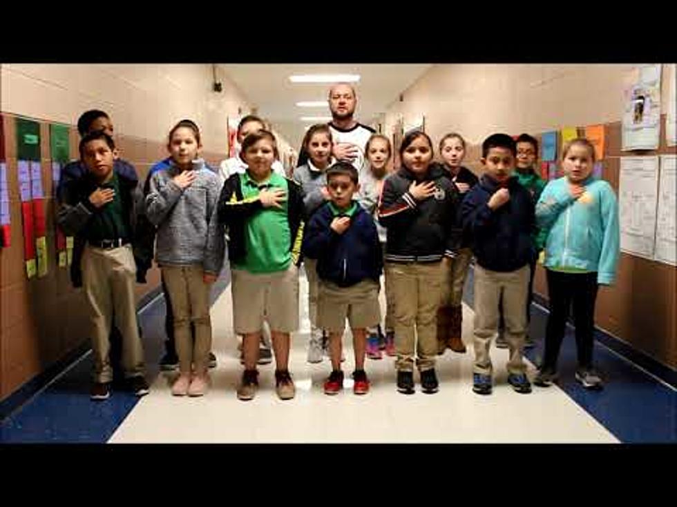 Video of Mr. Edwards’ 3rd Grade at Elm Grove Leading us in Pledge