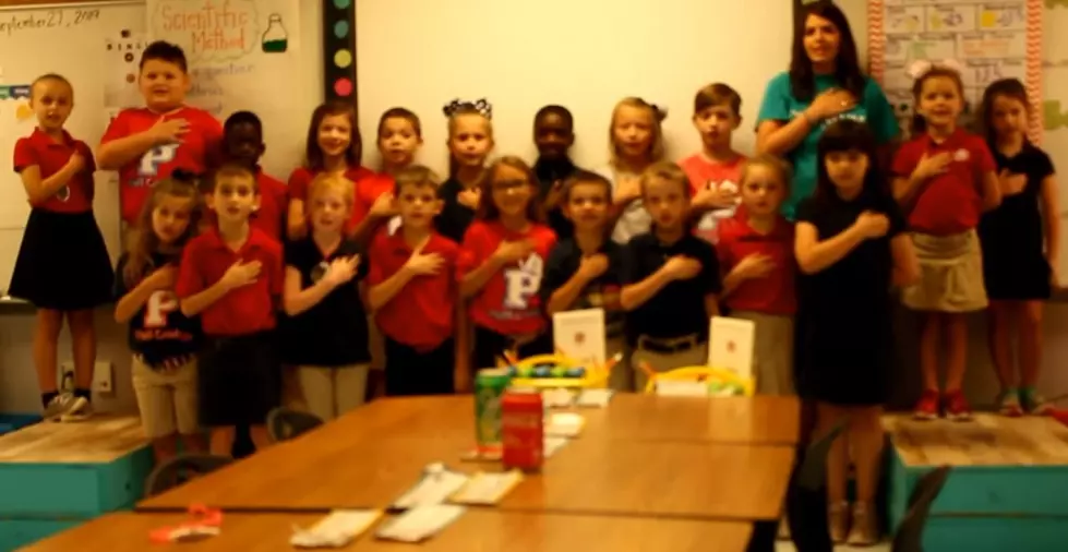 See Ms. Guin’s 2nd Grade at Platt Lead us in Pledge [VIDEO]