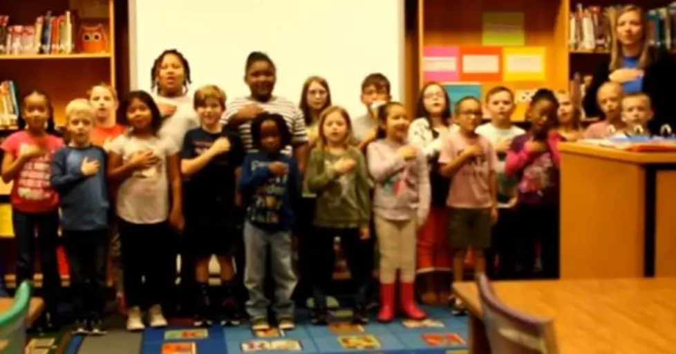Video of Mrs. Jones’ 2nd Grade at Blanchard Reciting Pledge
