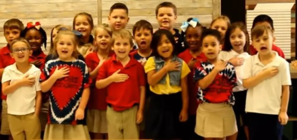 Video of Mrs. Raley&#8217;s 1st Grade at TL Rodes Reciting Pledge